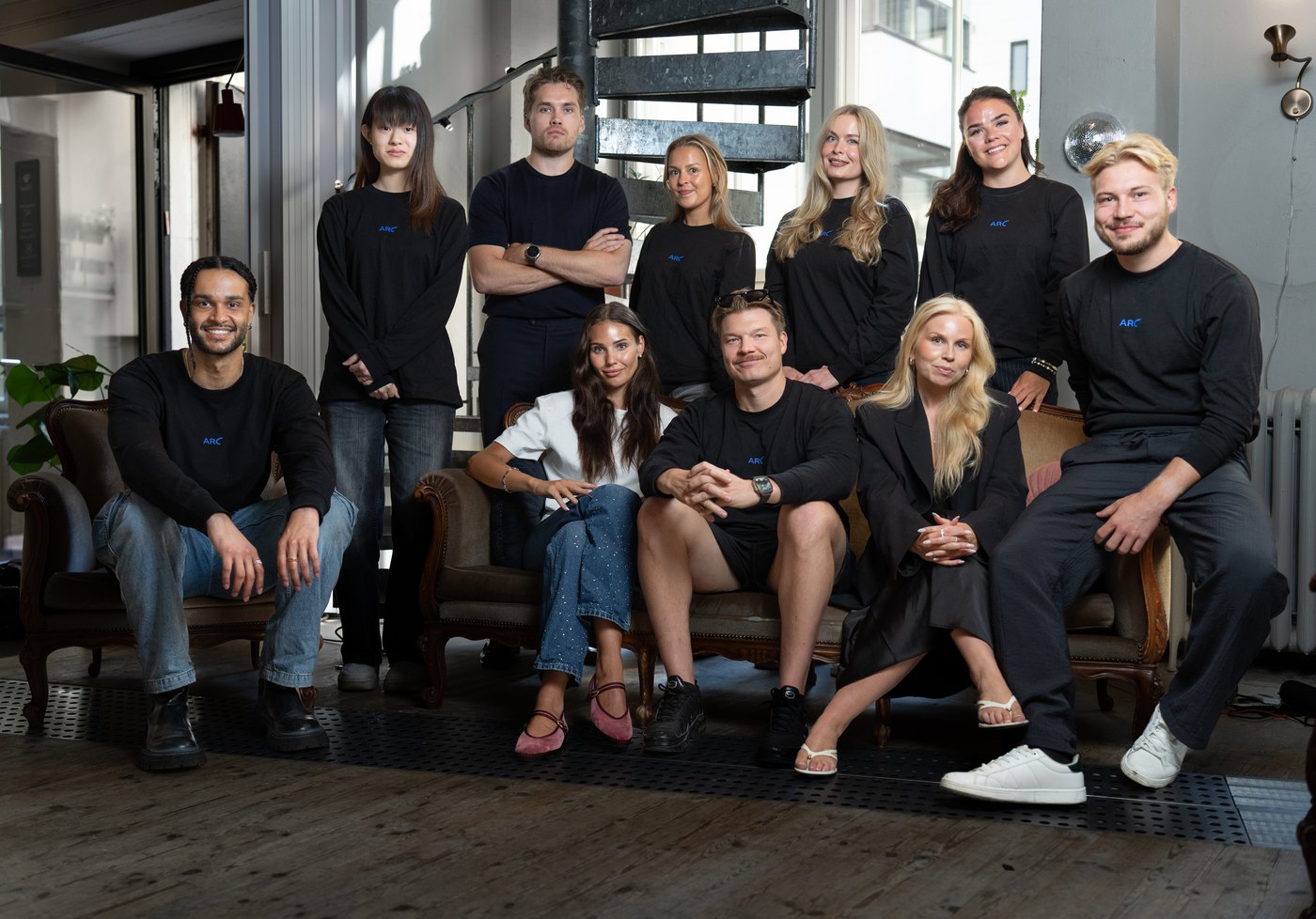Arc Studion tiimi Helsingin toimistolla